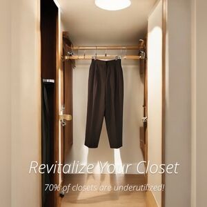 CHARLOTTE NEUVILLE PLEATED TROUSERS